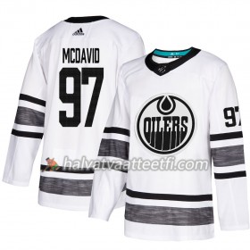 Miesten NHL Edmonton Oilers Pelipaita Connor McDavid 97 2019 All-Star Adidas Valkoinen Authentic